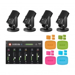 Комплект микрофонов RODE NT-USB mini x4 + RODE COLORS 1 set
