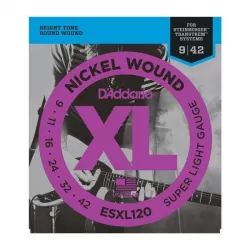 Струны для электрогитары D'Addario ESXL120 9-42