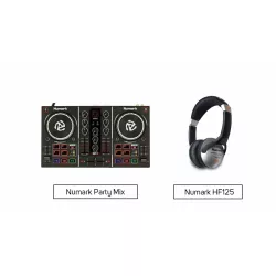 Numark Party Mix + Numark HF125 dj контроллер в комплекте с наушниками