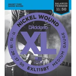 Струны для электрогитары D'Addario EXL115BT 11-50