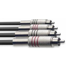 Кабель сигнальный 2RCAmale/2RCAmale-3m Stagg STC3 C