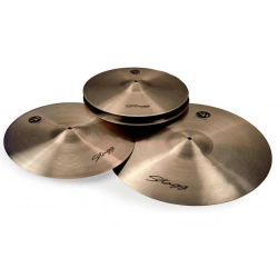 Комплект тарелок с чехлом и палочками Stagg SH- SET 16"Crash,20"Ride,14"Hi-Hat