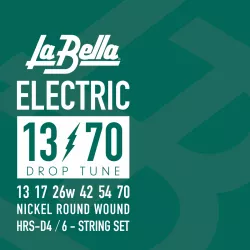 Струны для электрогитары La Bella HRS-D4 13-70