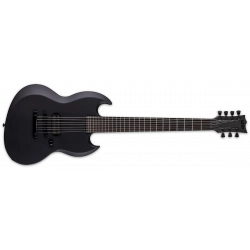 Электрогитара ESP LTD VIPER-7 BARITONE BLACK METAL Black Satin