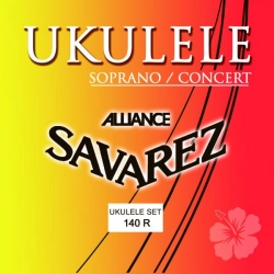 Струны для укулеле soprano/concert Savarez 140R