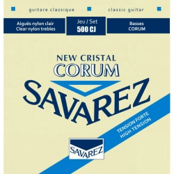 Струны для классической гитары Savarez Ref 500CJ New Cristal Corum Forte