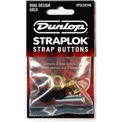 Крепление для гитарного ремня Dunlop 2PSLS034G (к-кт 2шт.)