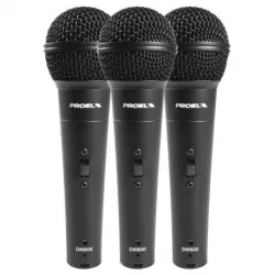 Комплект из 3 микрофонов Proel DM800KIT