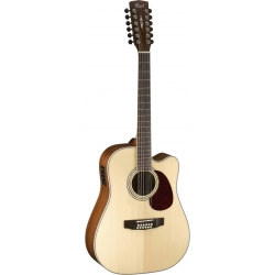 12-струнная электро-акустическая гитара Cort MR710F-12-NS-WBAG