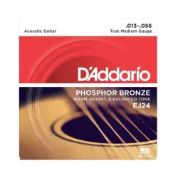 Струны для акустической гитары D'addario EJ24 13-56