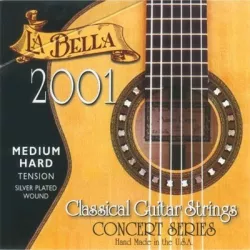Струны для классической гитары LA BELLA 2001 MEDIUM HARD