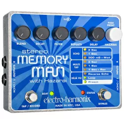 Педаль эффектов Electro-Harmonix Stereo Memory Man w/Hazarai
