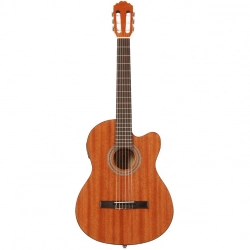 SAMICK CN-1CE/N - классическая гитара с подключением, вырез, 4/4