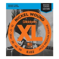 Струны для электрогитары D'Addario EJ22 13-56