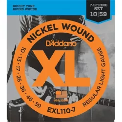 Струны для электрогитары D'Addario EXL110-7 10-59