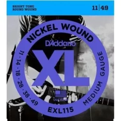 Струны для электрогитары D'Addario EXL115 11-49
