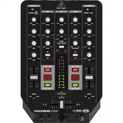 DJ микшерный пульт со счетчиком темпа и USB аудиоинтерфейсом BEHRINGER VMX 200USB PRO MIXER
