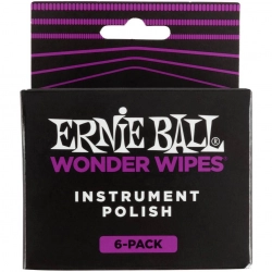 Полироль для гитары (салфетки), упаковка 6шт, ERNIE BALL 4278