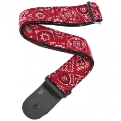 Ремень для гитары,тканый, рисунок «Bandana Red», Planet Waves 50G02