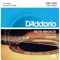 Струны для акустической гитары DADDARIO EZ940
