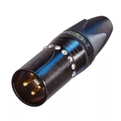 Разъем NEUTRIK NC3MXX-B-CRYSTAL