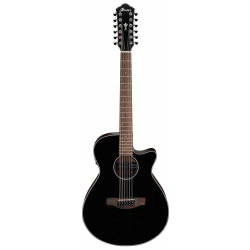 12-струнная электроакустическая гитара IBANEZ AEG5012-BKH