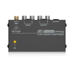 Предусилитель-корректор для проигрывателей виниловых дисков BEHRINGER PP400