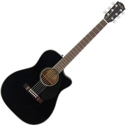 Электроакустическая гитара Fender CC-60SCE Black WN