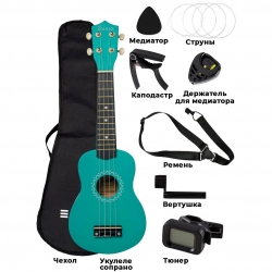 Комплект укулеле сопрано TERRIS JUS-10 TIF PACK
