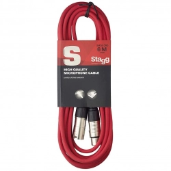 Кабель микрофонный Stagg SMC6 CRD