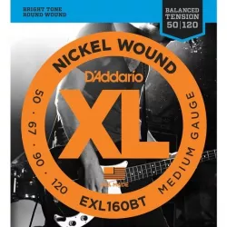 Струны для бас-гитары D'addario EXL160BT 45-100