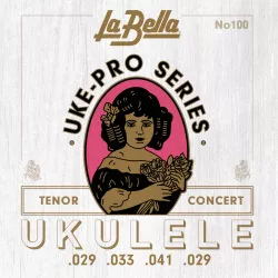 Струны для укулеле LA BELLA 100 UKE-PRO CONCERT/TENOR