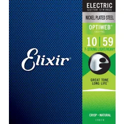 Струны для электрогитары Elixir Optiweb 19074 10-59