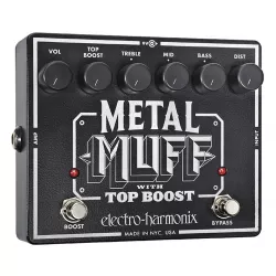 Педаль эффектов ELECTRO HARMONIX METAL MUFF W TOP BOOST