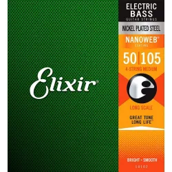 Струны для бас-гитар Elixir 14102 50-105 4-Strings