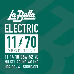 Струны для электрогитары La Bella HRS-D3 11-70