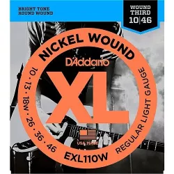 Струны для электрогитары D'Addario EXL110W 10-46