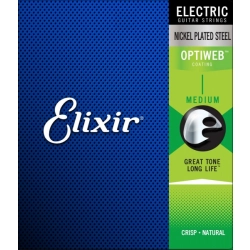Струны для электрогитары Elixir 19002 Optiweb 09-42