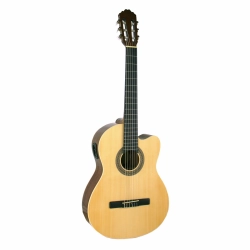 SAMICK CN-2CE/N - классическая гитара с подключением, с вырезом, 4/4