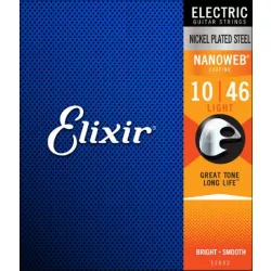 Струны для электрогитары Elixir Nanoweb 12052 10-46