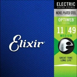 Струны для электрогитары Elixir Optiweb 19102 11-49