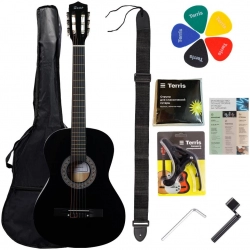 Комплект классическая гитара TERRIS TC-038 BK Starter Pack