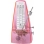 Метроном механический прозрачный розовый Cherub WSM-330TPK