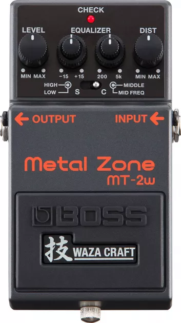 Купить Педаль эффекта BOSS MT-2W Metal Zone Waza Craft в интернет-магазине Muzforte.by