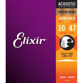 Струны для акустической гитары Elixir 16002 10-47