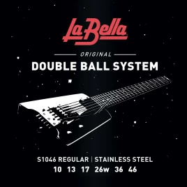 Струны для безголовой электрогитары La Bella S1046 10-46