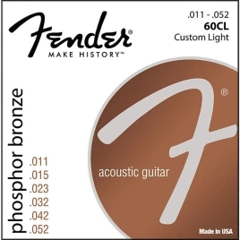 Струны для акустической гитары FENDER 60CL .011-.050