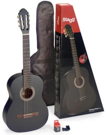 Классическая гитара Stagg C440M BLK Pack