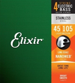 Струны для бас-гитары Elixir 14677 45-105