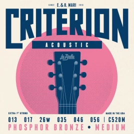 Струны для акустической гитары La Bella C520M Criterion 13-56